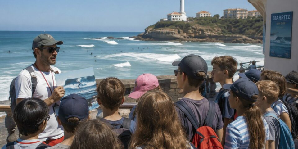surf à biarritz